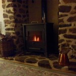 Relax by the cosy woodburner in the cooler evenings